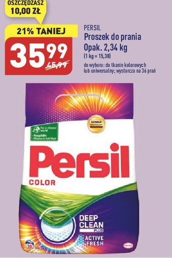ALDI Proszek do prania deep clean persil color oferta