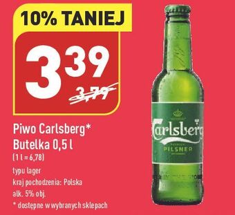 ALDI Piwo carlsberg export premium pilsner oferta