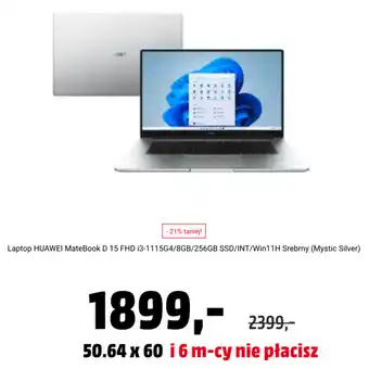 Media Markt Laptop huawei matebook oferta