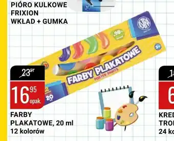 bi1 FarBy Plakatowe, 20 ml 12 kolorów oferta