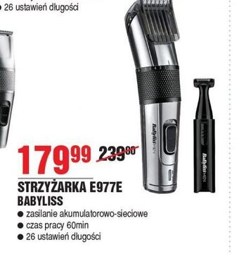 E.Leclerc Maszynka do strzyżenia e977e babyliss oferta