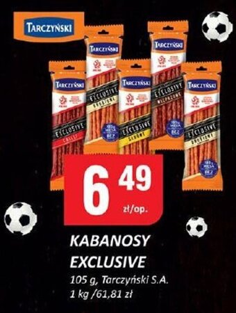 Chorten Tarczyński kabanosy exclusive 105g oferta