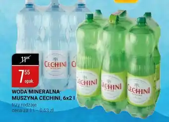 Woda mineralna, muszyna cechini, 6 x 2 l