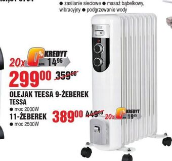 E.Leclerc Grzejnik olejowy 11-żeberek tessa oferta