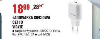E.Leclerc Ładowarka sieciowa ce11q qc3.0 biała vidvie oferta