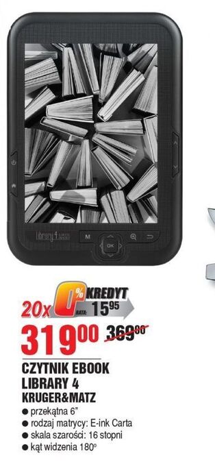 E.Leclerc Czytnik e-book library kruger & matz oferta