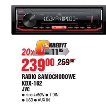 E.Leclerc Radio samochodowe kdx-162 jvc oferta
