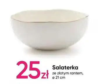 Pepco Salaterka ze złotym rantem 21 cm oferta