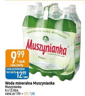 E.Leclerc Woda lekko gazowana muszynianka oferta