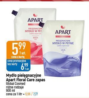 E.Leclerc Mydło w płynie róża zapas apart floral care oferta