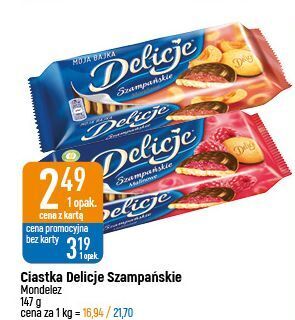 E.Leclerc Ciastka z galaretką malinową delicje szampańskie oferta