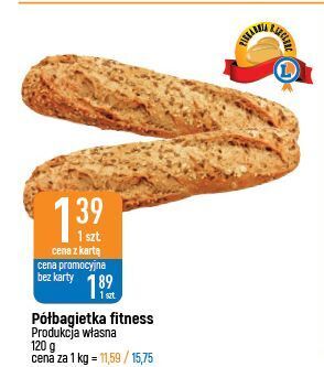 E.Leclerc Półbagietka fitness piekarnia e.leclerc oferta