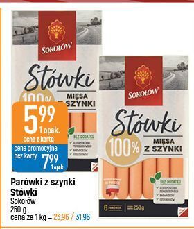 E.Leclerc Parówki stówki z szynki sokołów oferta