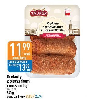 E.Leclerc Krokiety z pieczarkami i mozzarellą taurus oferta