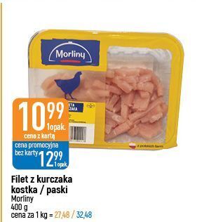 E.Leclerc Kostka z piersi fileta kurczaka morliny oferta