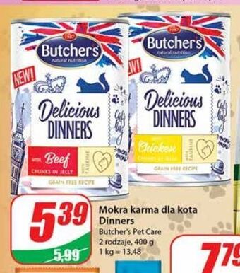Karma dla kota z wołowina butcher's delicious dinners