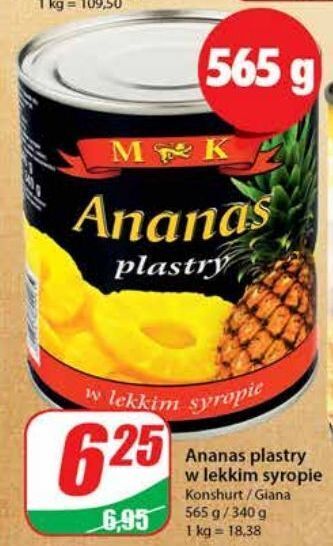 Dino Ananas plastry m&k oferta