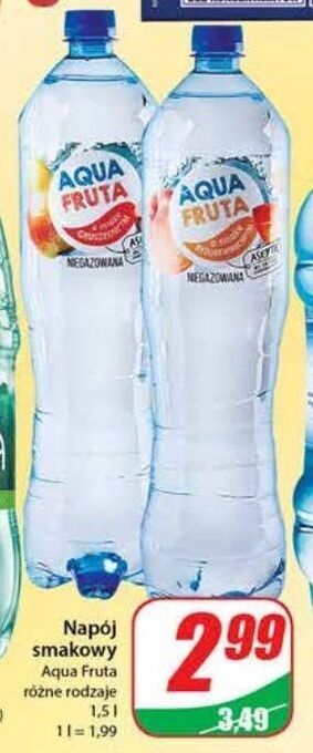 Dino Woda brzoskwiniowa aqua fruta oferta