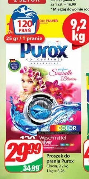 Dino Proszek do prania color purox sensuelle blumen oferta