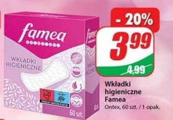 Dino Wkładki higieniczne famea oferta