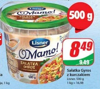 Dino Sałatka gyros z kurczakiem lisner o mamo! oferta
