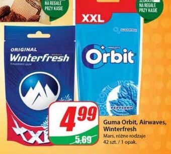 Dino Guma do żucia original saszetka winterfresh xxl oferta