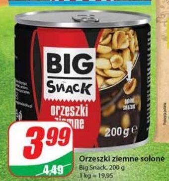 Dino Orzeszki ziemne solone big snack oferta