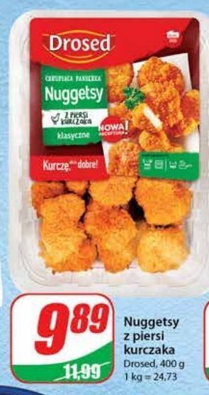 Dino Nuggetsy z piersi kurczaka panierowane drosed oferta