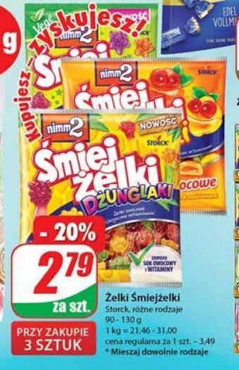 Dino Żelki kwaśne nimm2 śmiejżelki oferta