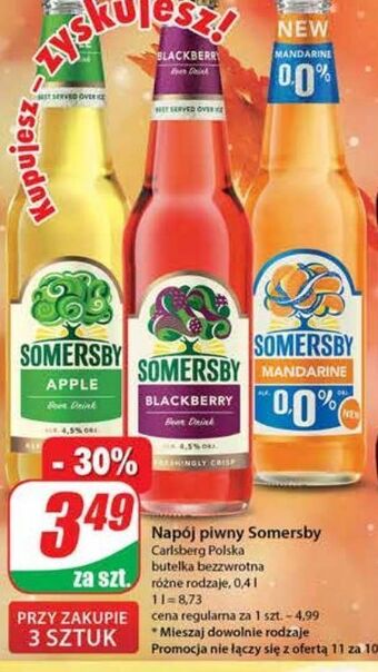Dino Piwo somersby mandarine 0.0% oferta
