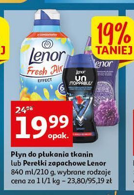 Auchan Perełki zapachowe sport lenor unstoppables oferta
