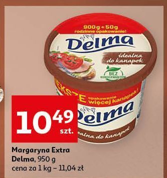 Auchan Margaryna delma extra maślany smak oferta