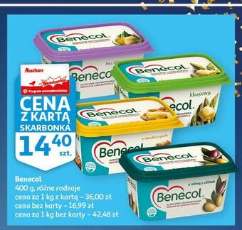 Auchan Margaryna benecol z oliwą oferta