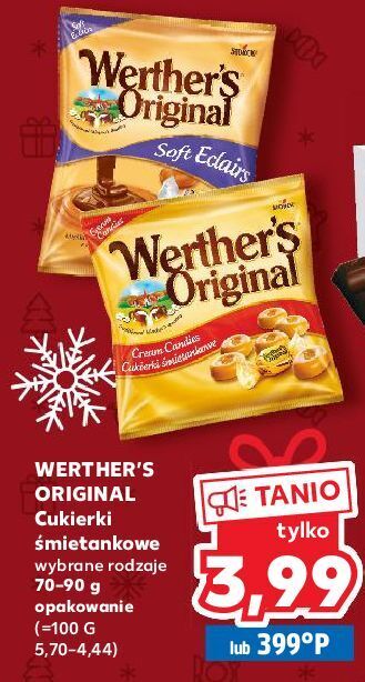 Kaufland Cukierki soft eclairs werther's original oferta