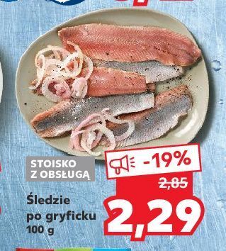 Kaufland Śledzie po gryficku oferta
