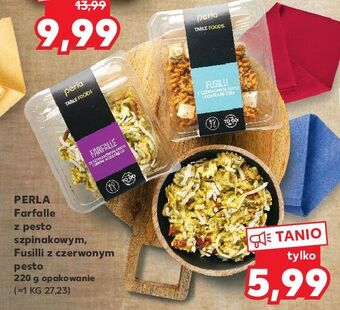 Kaufland Fusilli z czerwonym pesto perla oferta