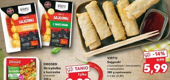 Kaufland Sajgonki z kurczakiem i warzywami virtu oferta