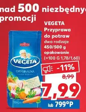 Kaufland Przyprawa bez glutaminianu sodu vegeta oferta