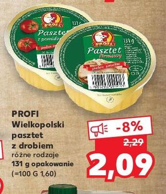 Kaufland Pasztet z drobiem firmowy profi wielkopolski oferta
