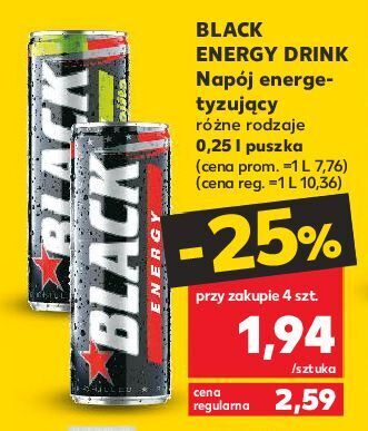 Kaufland Napój energetyczny mojito black energy oferta