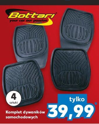 Kaufland Komplet dywaników samochodowych bottari oferta