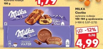 Kaufland Wafelki w czekoladzie milka choco wafer oferta