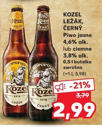 Kaufland Piwo kozel lezak oferta
