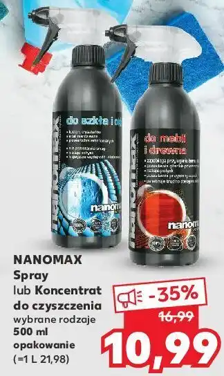 Kaufland Środek do czysczenia mebli i drewna nanomax oferta