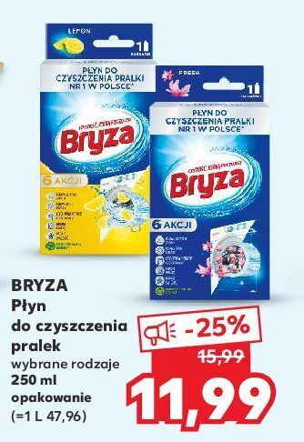 Kaufland Płyn do czyszczenia pralki lemon bryza lanza oferta