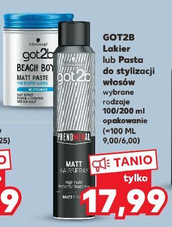 Kaufland Lakier matujący do włosów got2b phenomenal oferta
