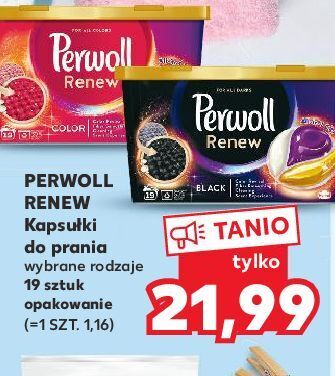 Kaufland Kapsułki do prania kolorowego perwoll renew color oferta