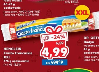 Kaufland Ciasto francuskie henglein oferta