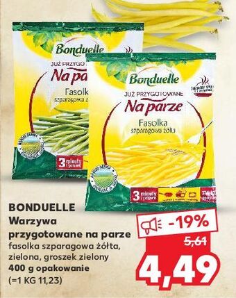 Kaufland Fasolka szparagowa żółta bonduelle gotowane na parze oferta