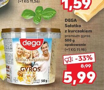 Kaufland Sałatka z kurczakiem premium gyros dega oferta